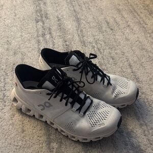 On Running Women’s X Black and White Athletic Shoes